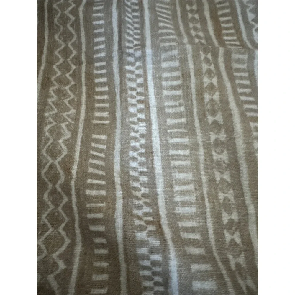 POTTERY BARN Shorewood Printed Mudcloth Shams-King-NWOT